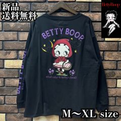 55）BETTY BOOP ロンT 黒 - メルカリ