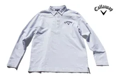 【中古】キャロウェイ｜Callaway｜ボタンダウン長袖ポロシャツ｜CLMC6S513｜メンズゴルフウェア｜LL