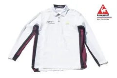 【中古】ルコックスポルティフ｜LE COQ SPORTIF｜ゴルフコレクション｜長袖ポロシャツ｜QG1326｜メンズゴルフウェア｜M