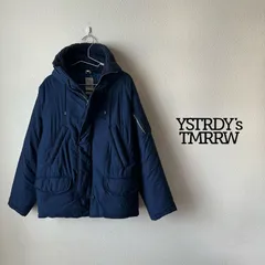 USED【YSTRDY'S TMRRW】PADDED PACIFISM HOODED JACKET / NVY / M