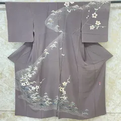 ◆kimono+one◆kimonoarisa◆厳選◆美品◆十日町友禅作家◆村松竜介◆附下訪問着◆正絹◆袷◆広衿◆パールトーン◆日本和裁士会◆作家物◆裄63.5肩丈157