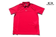 [Clearance Sale] Oakley OAKLEY Used Short-Sleeve Polo Shirt Men's Golf Wear JPN L