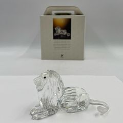 HOYA製のクリスタルライオン彫刻 アンティーク品 - メルカリ
