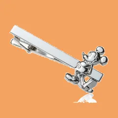 ミッキーシルバー ネクタイピン A0-60 ディズニー プレゼント