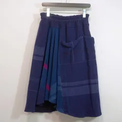 tamaki niime タマキニイメ　チョタンスカート　パープル　ネイビー tamaki niime タマキ ニイメ 玉木 新雌 chotan skirt（チョタン