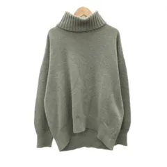 スピック&スパン Spick&Span ニット セーター タートルネック 長袖 グレー /HO24 ■ECD001