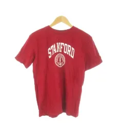 チャンピオン CHAMPION 半袖Tシャツ 子ども服（男の子用） YXL 14-16 赤 レッド ロゴプリント ラウンドネック 半袖 /CK32 ■ECA002