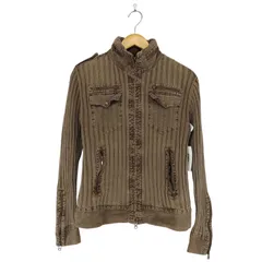 ユーズドフルギ USED古着 {{houseofblues}} ニット切替ミリタリージャケット Y2K レディース  L