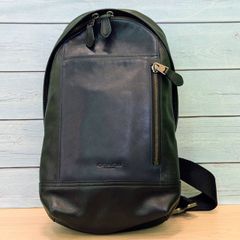 極美品✨コーチ ボディバッグ トンプソン レザー ブラック 斜めがけ
