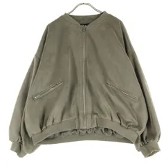 ZARA ザラ 長袖 フェイクスエード ブルゾン L ブラウン系 レディース 古着