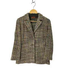 ミッソーニ MISSONI イタリア製 ツイードテーラードジャケット レディース  12のサムネイル