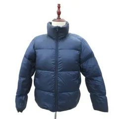 ユニクロ UNIQLO ウルトラライトダウンジャケット M 紺 ネイビー スタンドカラー ジップアップ ミドル丈 /YS2 ■ECD001