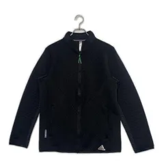 中古 メンズ アディダスゴルフ adidas GOLF フルジップアウター M 黒 ブラック 長袖 春秋