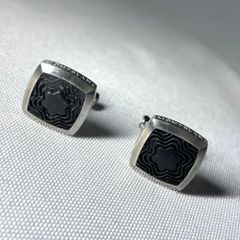 モンブラン MONTBLANC カフス カフリンクス スター ロゴ シルバー