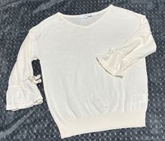 UNTITLED　アンタイトル  春　ニット 2 白