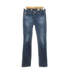 エージー AG Adriano Goldschmied Charlotte デニム ジーンズ 23R 青 ブルー ウォッシュ加工 長ズボン ストレートレッグ /AH18 ■ECA002