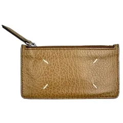 Maison Margiela　メゾンマルジェラ 4ステッチ　レザーコインケース ブラウン フラグメントケース