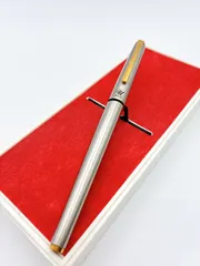 【PILOT】エリート elite 万年筆 シルバー ワインレッド 70s パイロット エリート ショート PILOT Elite （硬・細字） 18K