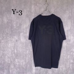 美品】Y-3 バックプリント ビッグロゴ サンプル風デザイン M ブラック