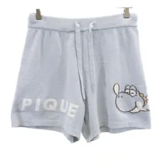 gelato pique ジェラートピケ SUPER MARIO スーパーマリオ コラボ ルームウェアショートパンツ F ブルー系 ヨッシー レディース 古着