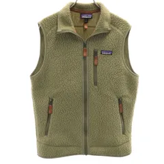 patagonia パタゴニア レトロパイル フリース ベスト S オリーブ系 22821FA19 アウトドア メンズ 古着