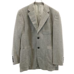 50s ウールテーラードジャケット シングル 絣 ネップ ロカビリー