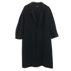 Y's ワイズ 日本製 チェスターコート 2 ブラック レディース 古着