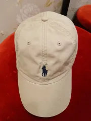 ポロ ラルフローレン ベージュ ベースボールキャップ 帽子 (韓国国内正規品)