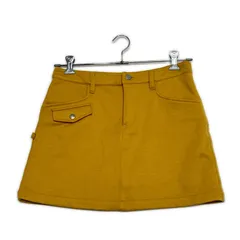 中古 レディース ジャックバニー Jack Bunny!! スカート 2(L) イエロー系 からし色 裏起毛 インナーパンツ付き