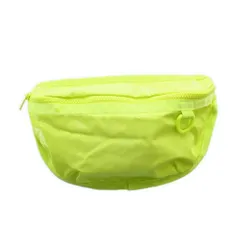 レスポートサック LesportSAC ボディバッグ ショルダーバッグ 蛍光黄緑 無地 ジッパー開閉 /RI ■OS