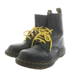 ドクターマーチン DR.MARTENS ショートブーツ レースアップ レザー UK5 黒 ブラック GV06P /AN30