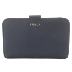 フルラ FURLA 財布 二つ折り レザー グレー /YO5