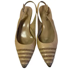  Akira Osaki Elegance パンプス バックストラップ 24cm レディース【B100】