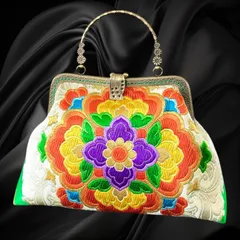 【No.816】着物リメイクバッグ、和風オリジナルバッグ、着物ショルダーバッグ