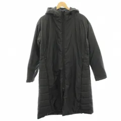 アディダス adidas WBOSInsulatedParka ベンチコート 中綿コート ナイロン ジップアップ ロング L 黒 ブラック EH3958 /HN ■ECD001
