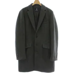 ナノユニバース nano universe チェスターコート ウール L グレー ノッチドラペル 長袖 シングルブレスト BA92MLT001SK /GG ■ECC002