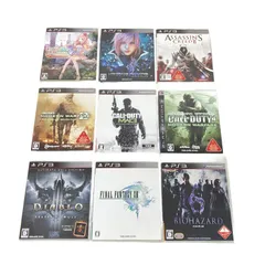 CAPCOM  カプコン バイオハザード6 SQUARE ENIX ファイナルファンタジーXIII PS3ソフト 9本おまとめ ジャンク K10981516