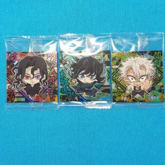 鬼滅の刃　ディフォルメシール14　スーパーレアSR3枚　鬼舞辻無惨　時透無一郎　不死川実弥