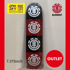 【ムラスポOUTLET公式】 新品　未使用品　スケートボード　デッキ　ELEMENT　エレメント　7.375インチ 　ムラサキスポーツ　訳あり　OUTLET アウトレットのサムネイル