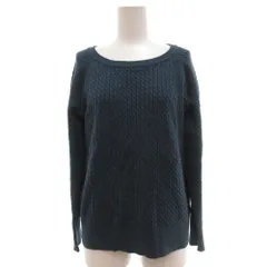 ドレスキップ DRESKIP ニット セーター M ケーブル編み 長袖 紺 ネイビー /AE ■ECF001