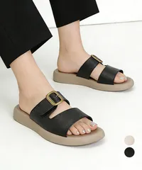 ミュールサンダル 厚底サンダル 美脚夏靴