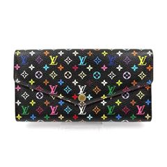 ✨️美品✨️ ルイヴィトン モノグラム マルチカラー 長財布 ブラック
