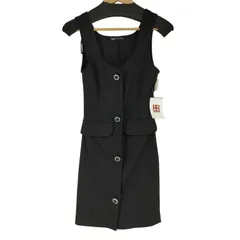 ザラ ZARA ビジューボタン キャミワンピース レディース 表記無 