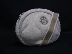 ■極美品■ MONCLER モンクレール ボア×レザー ショルダーバッグ クロスボディ レディース アイボリー系×ベージュ系 FR1789のサムネイル