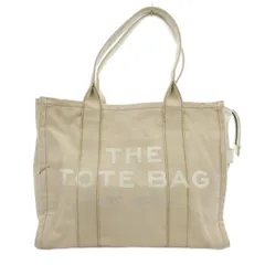 マークジェイコブス MARC JACOBS トートバッグ 手提げ 肩掛け キャンバス ロゴ ベージュ /JS ■GY01