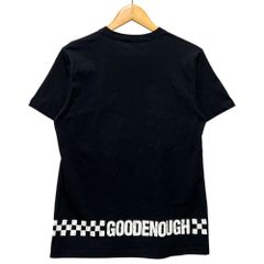 GOODENOUGH グッドイナフ 後ろ裾 ロゴ プリント Tシャツ ブラック サイズ2=M 正規品 / 54193