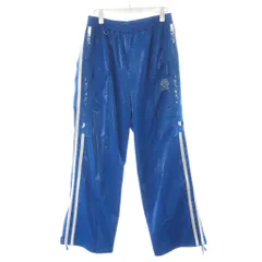 ダブレット doublet 24SS LAMINATE TRACK PANTS トラックパンツ イージーパンツ ロゴ 刺繍 M 青 ブルー 24SS11PT258 /AN31 ☆AA★のサムネイル