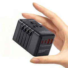 X-STAR アップグレード 5in1超小型 220Vから100V 変圧器 海外旅行用 +変換プラグ付き 全世界対応 純正弦波電圧変換器 降圧変圧 自動切り替え220Vから100V-110V 日本製電気製品対応 韓国/中国/ヨーロッパ/オース d0c4e5db