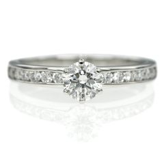 ☆Tiffany&Co.☆チャネルセット ソリテール ダイヤ 定価80万 - メルカリ