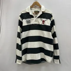 ラルフローレン ラグビー USED加工 ボーダー ラガーシャツ メンズ M ISItems【USED】【古着】【中古】50155027